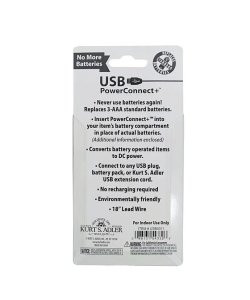 KA - NO BATTERIES - 18" 3AAA Usb Power Connect+Converter Tray KA - NO BATTERIES - 18" 3AAA Usb Power Connect+Converter Tray