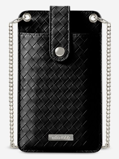 Ellie Rose - Rfid Blocking Crossbody phone Bag - Black
