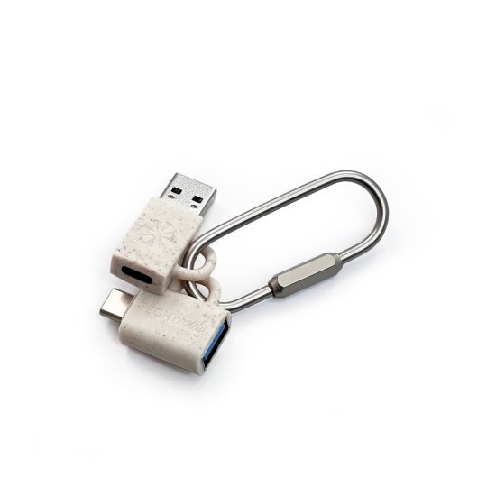 Tech Candy - Adapt Dat Set (Usb-Usb-C & Usb-C-Usb) - NATURAL