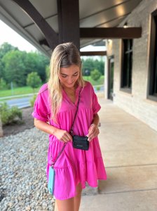 Save the Girls - Clip & Go Crossbody Phone Accessory - Silver Save the Girls - Clip & Go Crossbody Phone Accessory - Silver