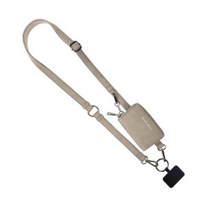 Save the Girls - Clip & Go Phone Lanyard/RFID Pouch - Bone Save the Girls - Clip & Go Phone Lanyard/RFID Pouch - Bone