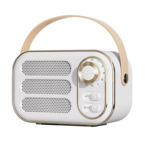 Funky Rico - Vintage Bluetooth Speaker - White Funky Rico - Vintage Bluetooth Speaker - White