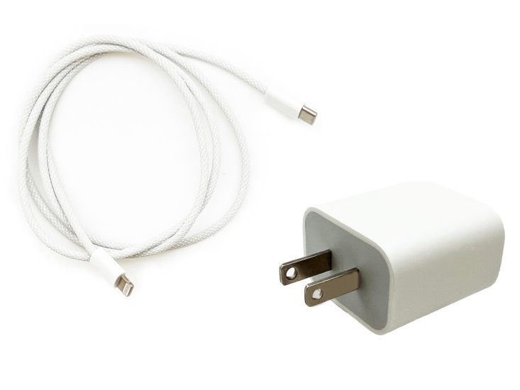 POWER UP - Fast 20W 3\' Lightening Charger Set - WHITE