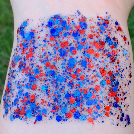 Nfl Buffalo Bills - Organic Hair/Body/Face Glitter
