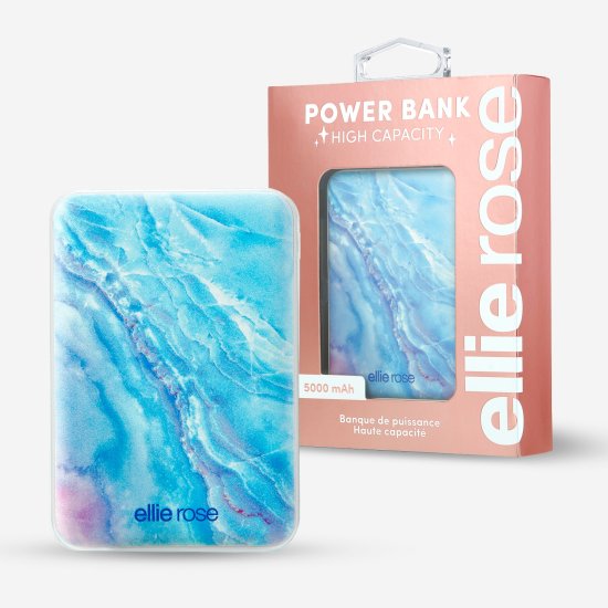 Ellie Rose - Power Bank Charger - Blue Mystic Journey