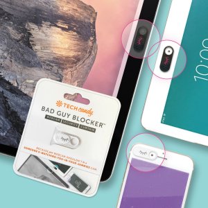 Tech Candy - Bad Guy Blocker Webcam Security Curtain - White Tech Candy - Bad Guy Blocker Webcam Security Curtain - White