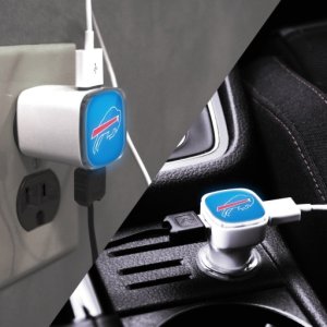 Nfl Buffalo Bills - Car & Wall Charger 2-Pack Nfl Buffalo Bills - Car & Wall Charger 2-Pack