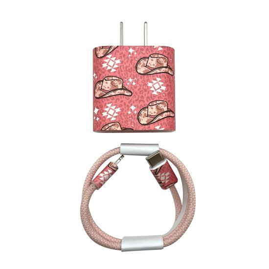 POWER UP - 20W 3\' Lightening-Usb-C Graphic Set - Cowgirl