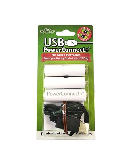 KA - NO BATTERIES - 18\" 3AA Usb Power Connect+Converter Tray
