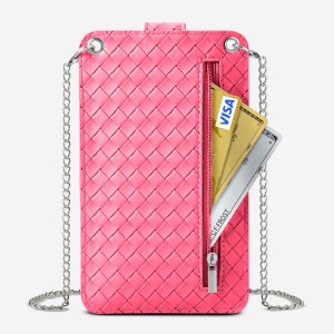 Ellie Rose - Rfid Blocking Crossbody phone Bag - Hot Pink Ellie Rose - Rfid Blocking Crossbody phone Bag - Hot Pink