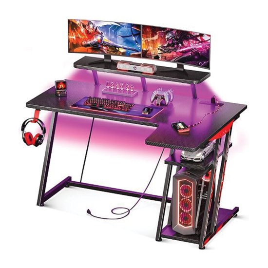 MOTPK L Shaped Gaming Desk