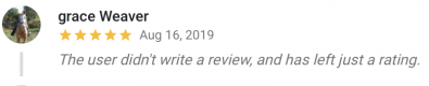 just a rating