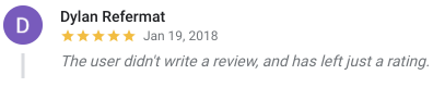 just a rating