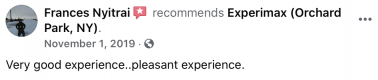 pleasant experience