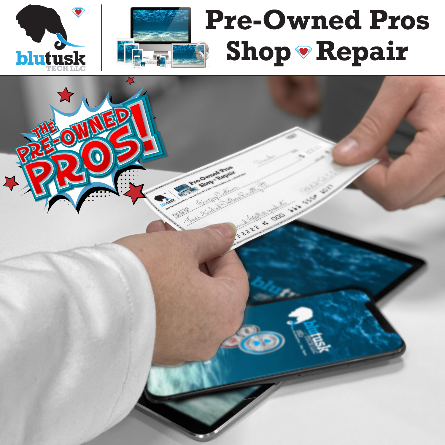 Number 8, Great Product Selection, from the top 10 reasons to shop with The Pre-Owned Pros at Blutusk Tech, LLC 
